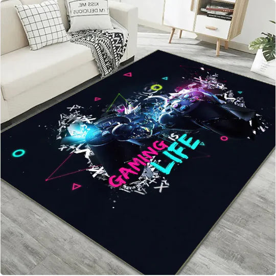 Game Controller Printed Living Room Carpet