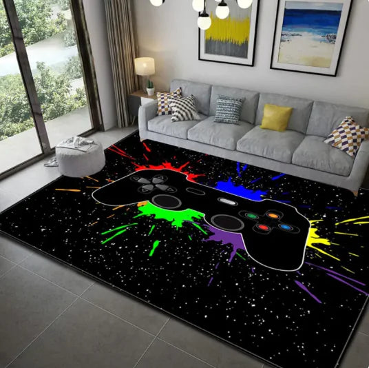 Game Controller Printed Living Room Carpet