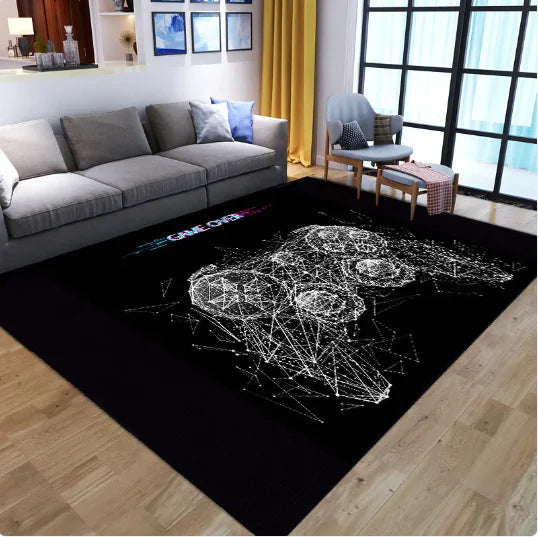 Game Controller Printed Living Room Carpet