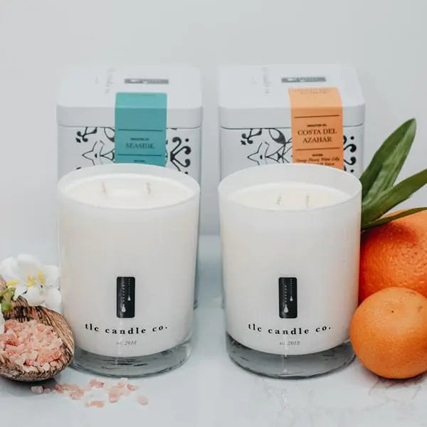 "Take Me There" Seaside and Costa Del Azahar Luxury 2-Wick Soy Candle Gift Set