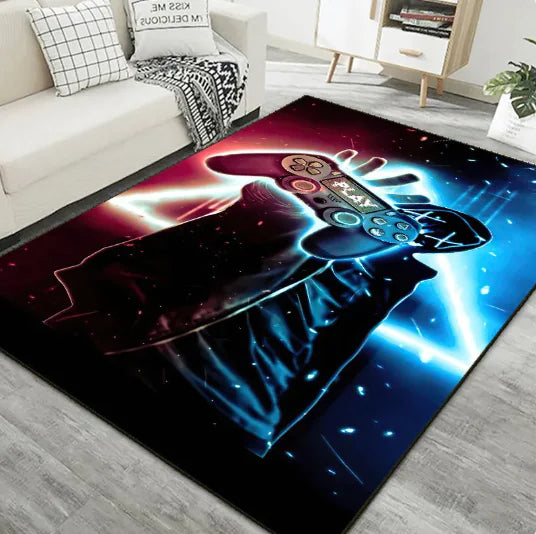 Game Controller Printed Living Room Carpet